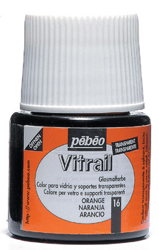 Farba Do Szkła Pebeo Vitrail Orange 16