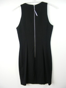H&M czarna sukienka z cekinowym przodem R 36