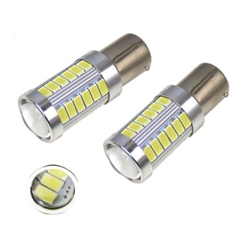 ŻARÓWKA LED 33 SMD 5630 P21W R5W R10W BA15S 12V