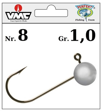 MINI JIG VMC BEZ KOŁNIERZA Nr.8 / 1,0 gr MYT - LOV