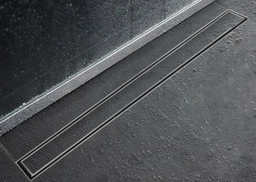 ЛИНЕЙНЫЙ СЛИВ 40см MADEIRA SLIM СТАЛЬ НИЗКИЙ СИФОН