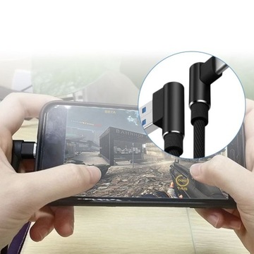 Прямоугольный нейлоновый кабель USB-C 3.1 Type C — USB 2.0, 1 м