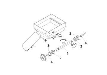 Uszczelka na wał mieszalnika Putzmeister P13 oryg.