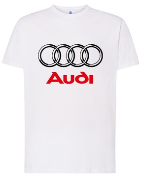 Męska KOSZULKA T-shirt AUDI Quattro a3 a4 S6 4XL