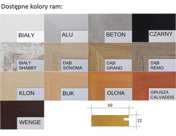 Зеркало в белой раме 180х60 и БОЛЬШОЙ ВЫБОР ЦВЕТОВ.