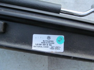 ROLETA SIATKA 1J9861691E - VW GOLF IV KOMBI