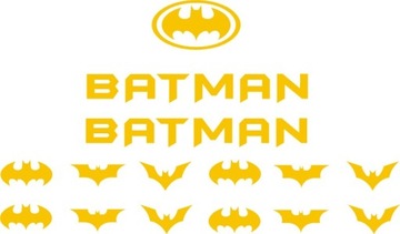 BATMAN Nietoperze naklejki 160-4B RÓŻNE KOLORY