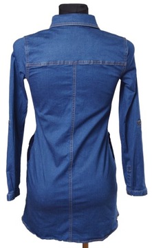 RESERVED- ДЖИНСОВОЕ ПЛАТЬЕ, ДЕВОЧКИ -152