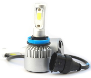 LED H11 H8 S2 COB 9-32V 8000lm canbus DRL dzienne