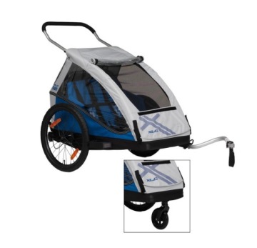 ПРИЦЕП XLC 2 человека DUO 2 BSC03 КОЛЯСКА JOGGER 3в1