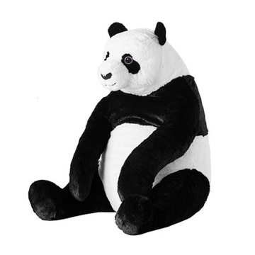 Pluszak maskotka IKEA DJUNGELSKOG panda biały/czarny 47 cm