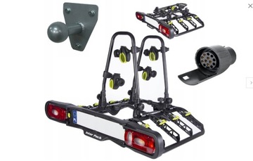 BAGAŻNIK NA HAK PLATFORMA 13 PIN 4 ROWERY QUATTRO INTER PACK