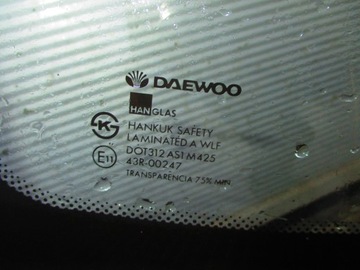 DAEWOO NUBIRA I II 97-04 SKLO (OKNO) PŘEDNÍ ČELNÍ