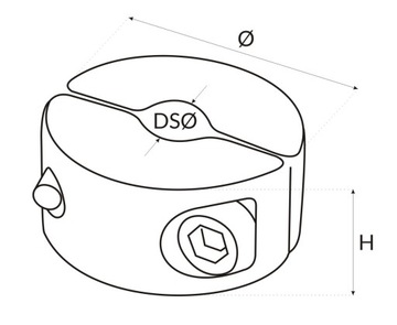 Zacisk NIERDZEWNY INOX Kwasoodporny V4 okrągły do lin 6mm 10 szt.