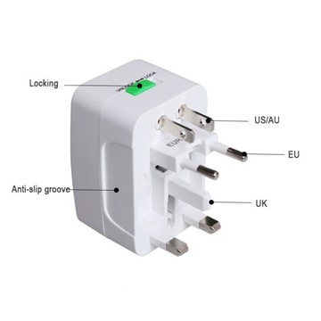 MULTI Адаптер-адаптер по всему миру UNIVERSAL PLUG EU USA CH
