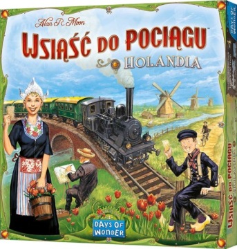 Days of Wonder, Ticket to Ride Nederland Доповнення Різнокольоровий Літера