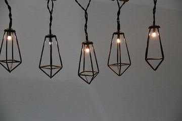 Светодиодная садовая гирлянда Alborg Goldlux на батарейках