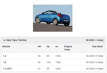OPEL TIGRA B 2 II ПРИВОД НАСОСА КРЫШИ 93162375