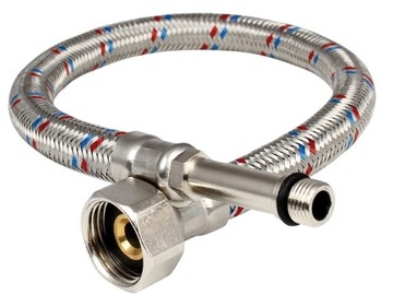 WĄŻ PRZYŁĄCZENIOWY 1/2'' DŁ.KONIEC M10x1 L-40cm HF