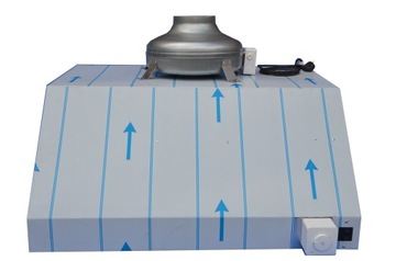 OKAP GASTRONOMICZNY 100 x 70 TURBINA 800 m3/h