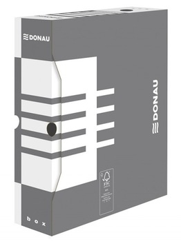 Karton archiwizacyjny DONAU A4 80mm szary pudło