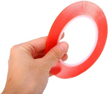 KLEJ MOCNA TAŚMA DWUSTRONNA MONTAŻOWA 12mm 1 METR