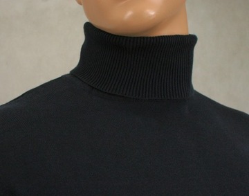 Элегантная мужская водолазка - ТЕМНО-СИНЯЯ -BRAVE SOUL- S