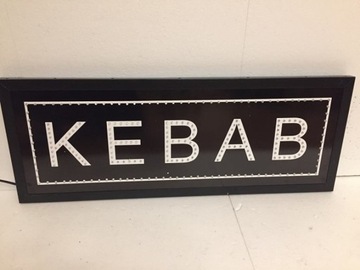 Reklama diodowa KEBAB 80x30 cm zewnętrzna NEON