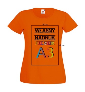 ФУТБОЛКА ЖЕНСКАЯ С СОБСТВЕННЫМ ПРИНТОМ М KURIER 24H