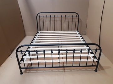 ŁÓŻKO METALOWE WERONI WYSOKI NÓŻKI FI 32 180X200