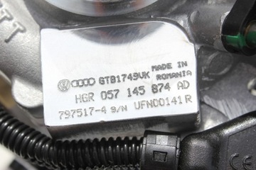 Турбина турбокомпрессора VwAG 057145874AD 4.2 TDI V8