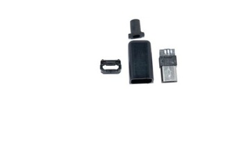 Wtyk mikro USB B do zamontowania na kabel