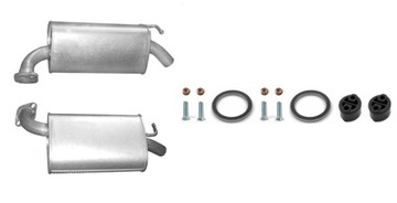 MAZDA 6 2.0 2.3 (2005-2007) TŁUMIK TŁUMIKI KOŃCOWE