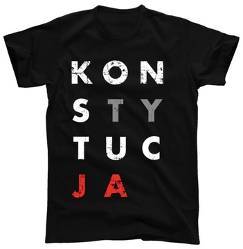 KONSTYTUCJA koszulka t-shirt 3 kolory r. 3XL