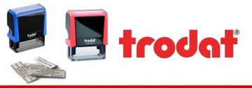 Штамп даты TRODAT 4726 75х38 мм красные чернила