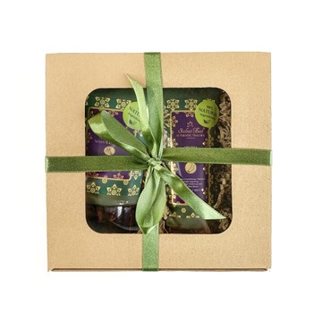 РОЖДЕСТВЕНСКИЙ НАБОР КРЕМ ДЛЯ РУК И КРЕМ ДЛЯ НОГ РИСОВОЕ МОЛОКО