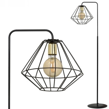 STOJĄCA LAMPA PODŁOGOWA DRUCIAK LOFT ALTEO EDISON