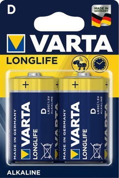 Bateria D LR20 alkaliczna Long Life VARTA - 2 szt.