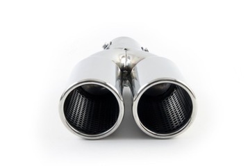 БЕСПЛАТНАЯ ПОДАРОК# НАКОНЕЧНИК ГЛУШИТЕЛЯ ДВОЙНОЙ НЕРЖАВЕЮЩАЯ СТАЛЬ