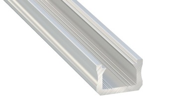АЛЮМИНИЕВЫЙ ПРОФИЛЬ для LED X 2M SILVER с ЛАМПОЙ
