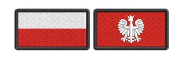 KOMPLET FLAGA Z ORŁEM D2 BLUZA KUCHARSKA DODATKI