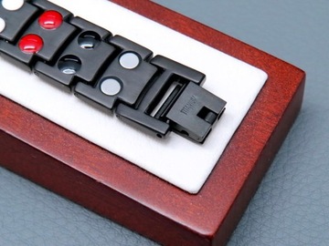 ЧЕРНЫЙ ТИТАНОВЫЙ БРАСЛЕТ МУЖСКОЙ МАГНИТНЫЙ БРАСЛЕТ ПРОЧНЫЙ ЧИСТЫЙ ТИТАН