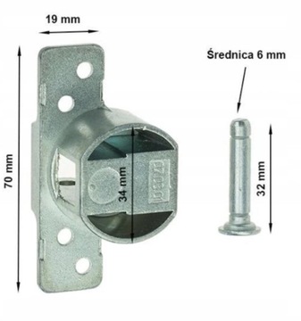 FEWB РОМБУ ВЕРХНЯЯ ПЕТЛЯ ДЛЯ ОКОН И ДЕРЕВЯННЫХ ДВЕРЕЙ