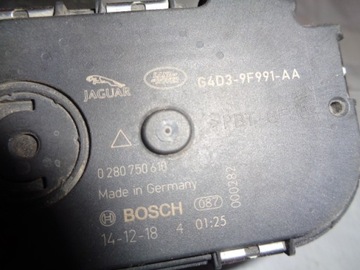 Дроссельная заслонка JAGUAR XF XE X760 G4D3-9F991-AA 2.0