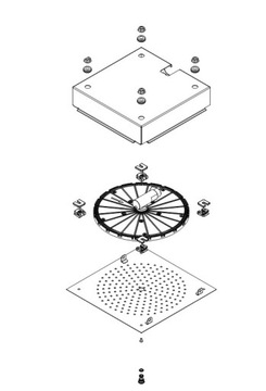 HANSGROHE Душевая лейка. Рэйнданс 260/260 1jet