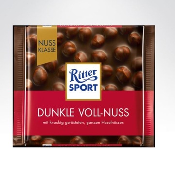 Czekolada Ritter Sport Ciemna z Orzechami z Niemie