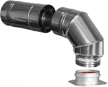 KOLANO 60/100 + RURA TERMET ECOCONDENS SILVER GOLD PLUS CRISTAL