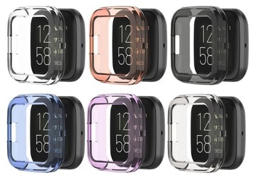 Силиконовый чехол / Передние стороны 2 в 1 / FitBit VERSA 2