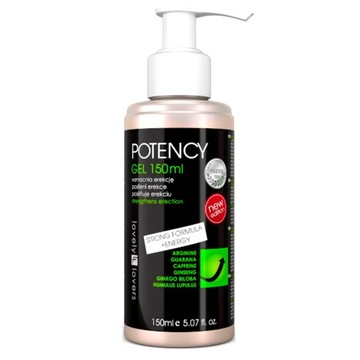 POTENCY Gel 150ml WZMACNIA EREKCJĘ POTENCJĘ ORGAZM