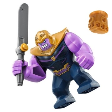 Lego figurka @@ THANOS +RĘKAWICA @@z zestawu 76107